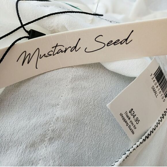 Mustard Seed Lace Trim Tank Size Small - Picture 8 of 10